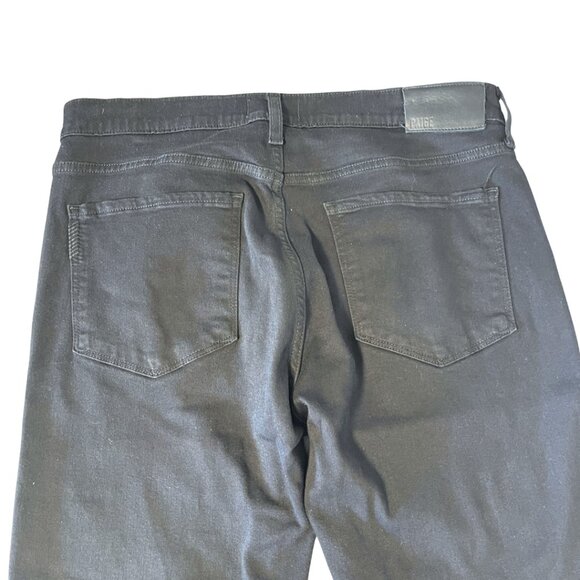 Paige Federal Jeans Mens Size 32 Black Shadow Straight Preppy Stretch Classic - Picture 4 of 16